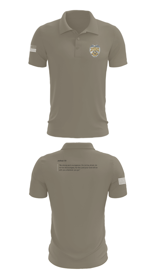 Short Sleeve Performance Polo, Wakarusa, Police, Teamtime, Team time, sublimation, custom sports apparel, team uniforms, spirit wear, spiritwear, sports uniforms, custom shirts, team store, custom team store, fundraiser sports, apparel fundraiser