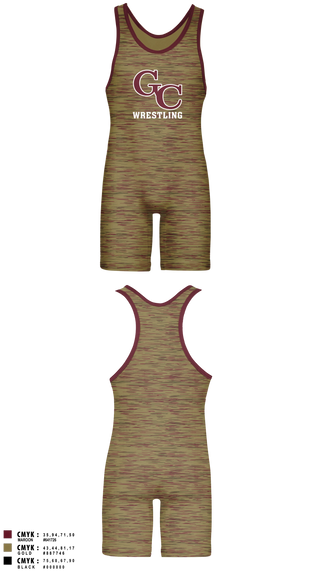 Wrestling Singlet, George County, Wrestling, Teamtime, Team time, sublimation, custom sports apparel, team uniforms, spirit wear, spiritwear, sports uniforms, custom shirts, team store, custom team store, fundraiser sports, apparel fundraiser