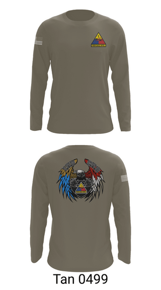 Long Sleeve Performance Shirt, 1 AD CAB, Army, Teamtime, Team time, sublimation, custom sports apparel, team uniforms, spirit wear, spiritwear, sports uniforms, custom shirts, team store, custom team store, fundraiser sports, apparel fundraiser