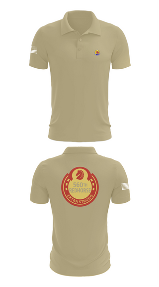 Short Sleeve Performance Polo, 560th Redhorse Unit, , Teamtime, Team time, sublimation, custom sports apparel, team uniforms, spirit wear, spiritwear, sports uniforms, custom shirts, team store, custom team store, fundraiser sports, apparel fundraiser
