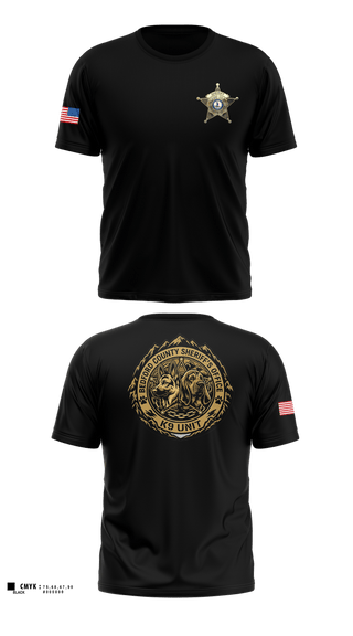 Short Sleeve Performance Shirt, Bedford County Sheriff K9 Unit, Police, Teamtime, Team time, sublimation, custom sports apparel, team uniforms, spirit wear, spiritwear, sports uniforms, custom shirts, team store, custom team store, fundraiser sports, apparel fundraiser