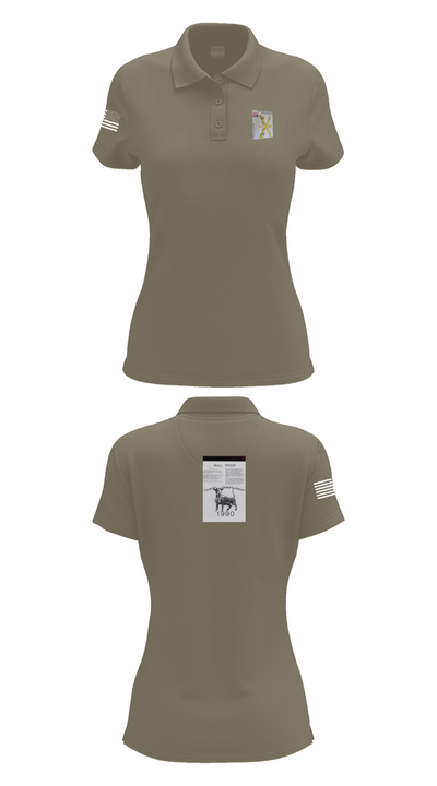 2nd Armored Cavalry Regiment 7857007 Women's Short Sleeve Performance Polo  - 75