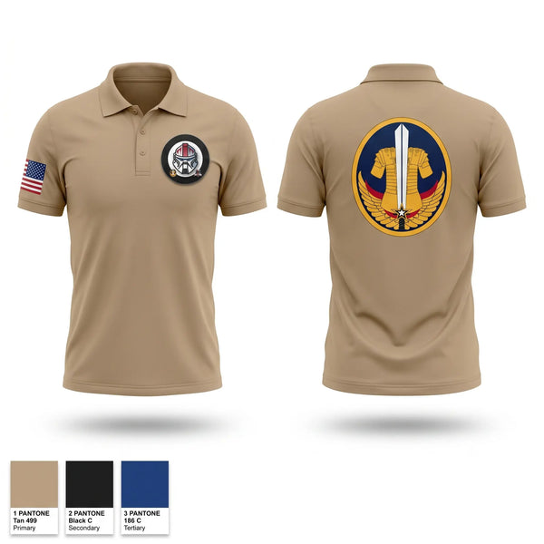 Short Sleeve Performance Polo, Area 4, 2nd Battalion, Army Reserve Careers Group, Army, Teamtime, Team time, sublimation, custom sports apparel, team uniforms, spirit wear, spiritwear, sports uniforms, custom shirts, team store, custom team store, fundraiser sports, apparel fundraiser