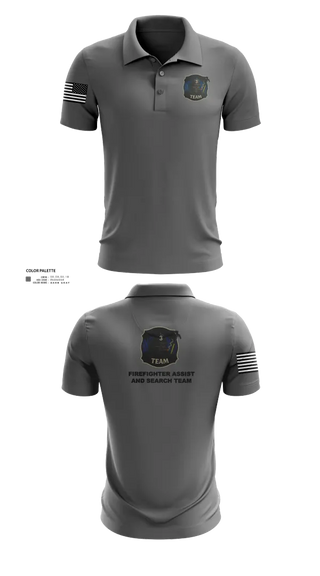 Short Sleeve Performance Polo, District 3 Fast, Fire Department, Teamtime, Team time, sublimation, custom sports apparel, team uniforms, spirit wear, spiritwear, sports uniforms, custom shirts, team store, custom team store, fundraiser sports, apparel fundraiser