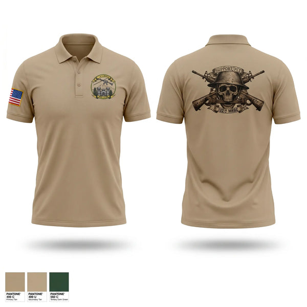Short Sleeve Performance Polo, 132nd mrbc, National Guard, Teamtime, Team time, sublimation, custom sports apparel, team uniforms, spirit wear, spiritwear, sports uniforms, custom shirts, team store, custom team store, fundraiser sports, apparel fundraiser