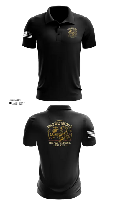 Wild Westheimer 28569624 Short Sleeve Performance Polo - 21