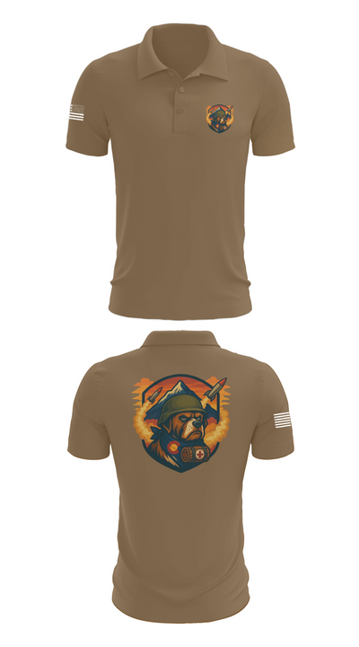 10th Field Hospital (FWD) 73609367 Short Sleeve Performance Polo - 7