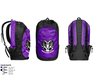 Gear Bag, Deering Rams Soccer, Men's Soccer, Teamtime, Team time, sublimation, custom sports apparel, team uniforms, spirit wear, spiritwear, sports uniforms, custom shirts, team store, custom team store, fundraiser sports, apparel fundraiser