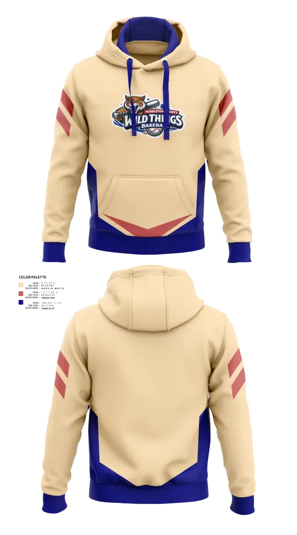 Hoodie, Wild Things, Baseball, Teamtime, Team time, sublimation, custom sports apparel, team uniforms, spirit wear, spiritwear, sports uniforms, custom shirts, team store, custom team store, fundraiser sports, apparel fundraiser