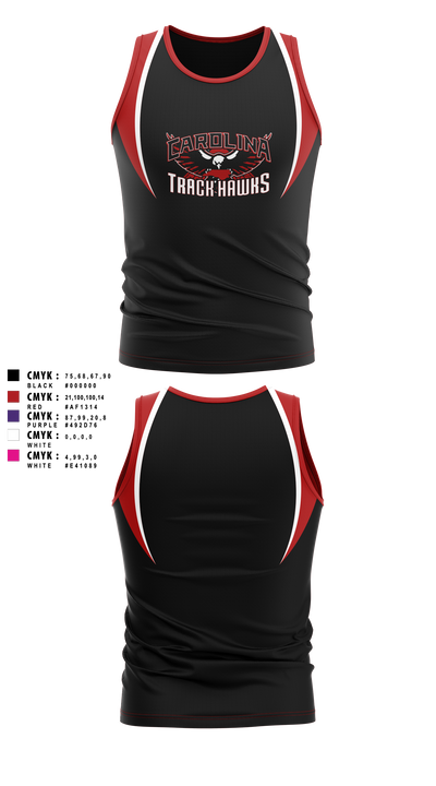 Carolina Track Hawks Men's Track Singlet - 2