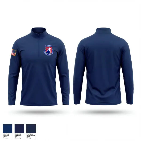 Quarter Zip Jacket, Huskie Battalion, Army, Teamtime, Team time, sublimation, custom sports apparel, team uniforms, spirit wear, spiritwear, sports uniforms, custom shirts, team store, custom team store, fundraiser sports, apparel fundraiser