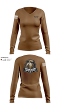 PLXP PLT Pangolins 58795732 Women's Long Sleeve V-neck Shirt - 30