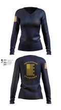 Spartans 84124890 Women's Long Sleeve V-neck Shirt - 2