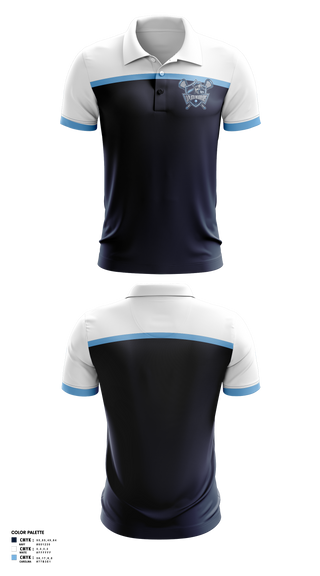 Short Sleeve Performance Polo, La Plata Warriors, Women's Lacrosse, Teamtime, Team time, sublimation, custom sports apparel, team uniforms, spirit wear, spiritwear, sports uniforms, custom shirts, team store, custom team store, fundraiser sports, apparel fundraiser