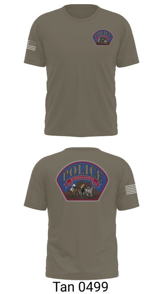 Short Sleeve Performance Shirt, Ruidoso Downs Police, Police, Teamtime, Team time, sublimation, custom sports apparel, team uniforms, spirit wear, spiritwear, sports uniforms, custom shirts, team store, custom team store, fundraiser sports, apparel fundraiser