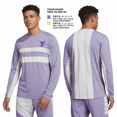 The Charlotte Flights 53419611 Long Sleeve Performance Shirt 1