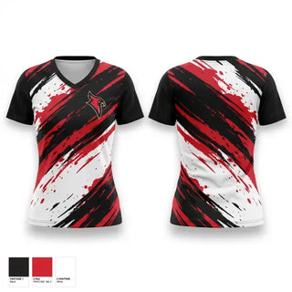 Womens Short Sleeve Vneck Shirt, Dryden, Softball, Teamtime, Team time, sublimation, custom sports apparel, team uniforms, spirit wear, spiritwear, sports uniforms, custom shirts, team store, custom team store, fundraiser sports, apparel fundraiser