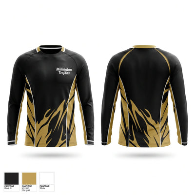Millington Trojans Long Sleeve Performance Shirt - 1