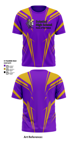 Short Sleeve Performance Shirt, Soledad High School Cheer, Cheer, Teamtime, Team time, sublimation, custom sports apparel, team uniforms, spirit wear, spiritwear, sports uniforms, custom shirts, team store, custom team store, fundraiser sports, apparel fundraiser