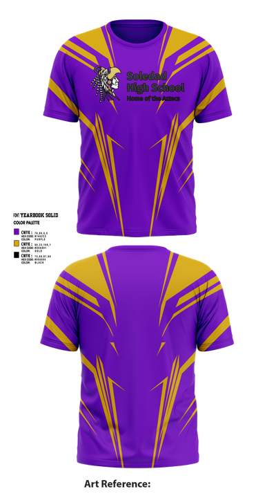 Soledad High School Cheer 88814096 Short Sleeve Performance Shirt - 1