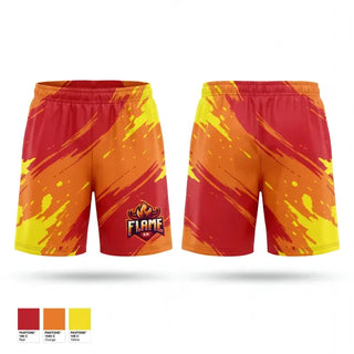 Athletic Shorts With Pockets, FLAME NM, , Teamtime, Team time, sublimation, custom sports apparel, team uniforms, spirit wear, spiritwear, sports uniforms, custom shirts, team store, custom team store, fundraiser sports, apparel fundraiser