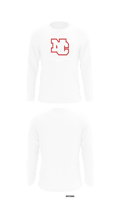North Central High School Basketball 21747682 Long Sleeve Performance Shirt 8