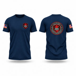 Old School Cotton Feel Shirt, Pekin PD, Police, Teamtime, Team time, sublimation, custom sports apparel, team uniforms, spirit wear, spiritwear, sports uniforms, custom shirts, team store, custom team store, fundraiser sports, apparel fundraiser