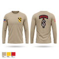 1st Cav Long Sleeve Performance Shirt - 1
