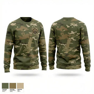 Crew Neck Sweatshirt, HS RR, Army, Teamtime, Team time, sublimation, custom sports apparel, team uniforms, spirit wear, spiritwear, sports uniforms, custom shirts, team store, custom team store, fundraiser sports, apparel fundraiser
