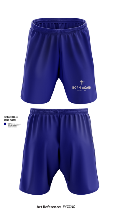 Born Again Ministry 75354236 Athletic Shorts With Pockets - 23