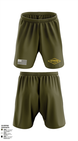 Athletic Shorts With Pockets, 2-16 rangers, Army, Teamtime, Team time, sublimation, custom sports apparel, team uniforms, spirit wear, spiritwear, sports uniforms, custom shirts, team store, custom team store, fundraiser sports, apparel fundraiser