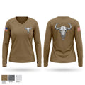 Buffalos 13800146 Women's Long Sleeve V-neck Shirt - 1