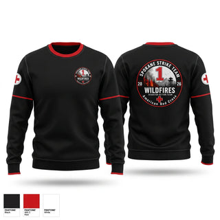 Crew Neck Sweatshirt, American Red Cross, , Teamtime, Team time, sublimation, custom sports apparel, team uniforms, spirit wear, spiritwear, sports uniforms, custom shirts, team store, custom team store, fundraiser sports, apparel fundraiser