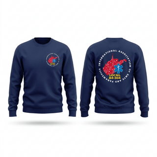 Crew Neck Sweatshirt, IAEP Local 304, EMS/EMT, Teamtime, Team time, sublimation, custom sports apparel, team uniforms, spirit wear, spiritwear, sports uniforms, custom shirts, team store, custom team store, fundraiser sports, apparel fundraiser