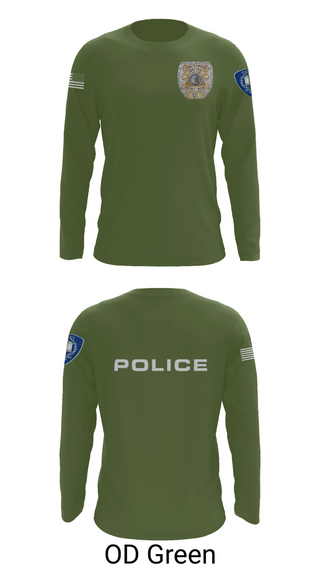 Long Sleeve Performance Shirt, Vincennes Police Department, , Teamtime, Team time, sublimation, custom sports apparel, team uniforms, spirit wear, spiritwear, sports uniforms, custom shirts, team store, custom team store, fundraiser sports, apparel fundraiser