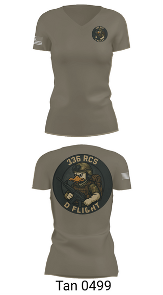 Womens Short Sleeve Vneck Shirt, 336 RCS D Flight, , Teamtime, Team time, sublimation, custom sports apparel, team uniforms, spirit wear, spiritwear, sports uniforms, custom shirts, team store, custom team store, fundraiser sports, apparel fundraiser
