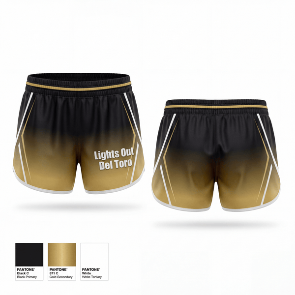 Womens Shorts, Lights Out Del Toro, Softball, Teamtime, Team time, sublimation, custom sports apparel, team uniforms, spirit wear, spiritwear, sports uniforms, custom shirts, team store, custom team store, fundraiser sports, apparel fundraiser