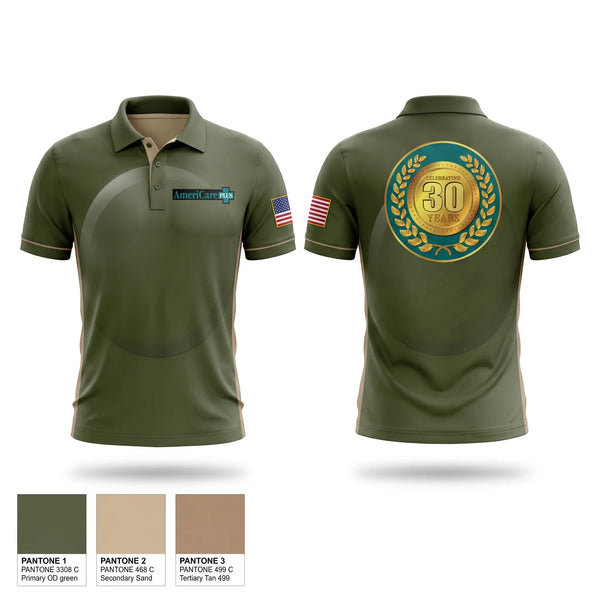 Short Sleeve Performance Polo, Americare Plus, EMS/EMT, Teamtime, Team time, sublimation, custom sports apparel, team uniforms, spirit wear, spiritwear, sports uniforms, custom shirts, team store, custom team store, fundraiser sports, apparel fundraiser
