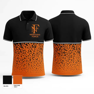 Short Sleeve Performance Polo, Nebraska Force, Softball, Teamtime, Team time, sublimation, custom sports apparel, team uniforms, spirit wear, spiritwear, sports uniforms, custom shirts, team store, custom team store, fundraiser sports, apparel fundraiser