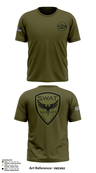 SWAT 37842893 Short Sleeve Performance Shirt - 5