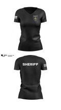 Wetzel County Sheriffs Office Women's Short Sleeve V-neck Shirt - 21
