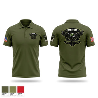 Short Sleeve Performance Polo, RCSO Drone Division, Police, Teamtime, Team time, sublimation, custom sports apparel, team uniforms, spirit wear, spiritwear, sports uniforms, custom shirts, team store, custom team store, fundraiser sports, apparel fundraiser
