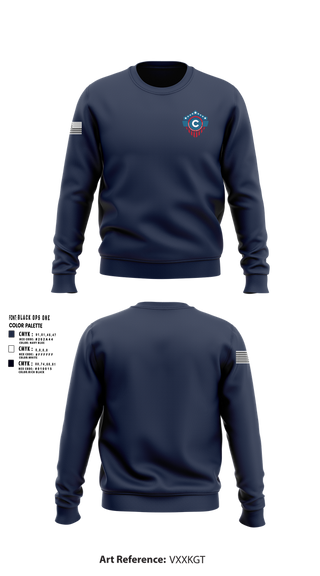 Crew Neck Sweatshirt, CenTex Safety Solutions, LLC, Police, Teamtime, Team time, sublimation, custom sports apparel, team uniforms, spirit wear, spiritwear, sports uniforms, custom shirts, team store, custom team store, fundraiser sports, apparel fundraiser