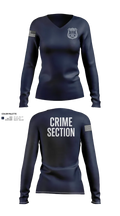 5th PCT Crime Section 94113435 Women's Long Sleeve V-neck Shirt - 22