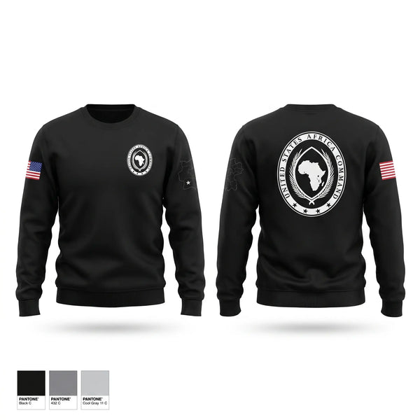 Crew Neck Sweatshirt, USAFRICOM, Army, Teamtime, Team time, sublimation, custom sports apparel, team uniforms, spirit wear, spiritwear, sports uniforms, custom shirts, team store, custom team store, fundraiser sports, apparel fundraiser