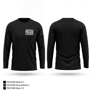 Long Sleeve Performance Shirt, Springfield Police Department, Police, Teamtime, Team time, sublimation, custom sports apparel, team uniforms, spirit wear, spiritwear, sports uniforms, custom shirts, team store, custom team store, fundraiser sports, apparel fundraiser