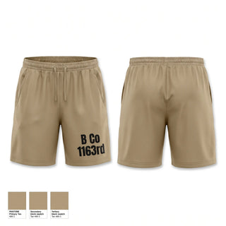 Athletic Shorts With Pockets, B Co 1-163rd, National Guard, Teamtime, Team time, sublimation, custom sports apparel, team uniforms, spirit wear, spiritwear, sports uniforms, custom shirts, team store, custom team store, fundraiser sports, apparel fundraiser
