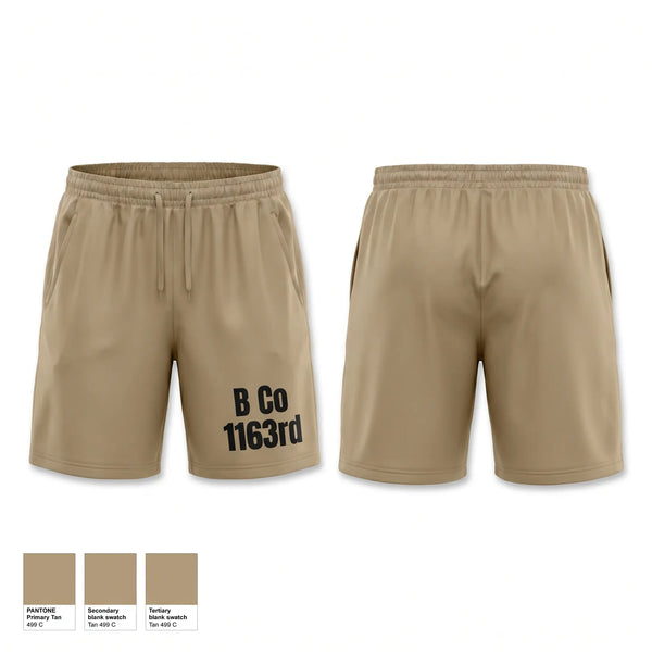 Athletic Shorts With Pockets, B Co 1-163rd, National Guard, Teamtime, Team time, sublimation, custom sports apparel, team uniforms, spirit wear, spiritwear, sports uniforms, custom shirts, team store, custom team store, fundraiser sports, apparel fundraiser