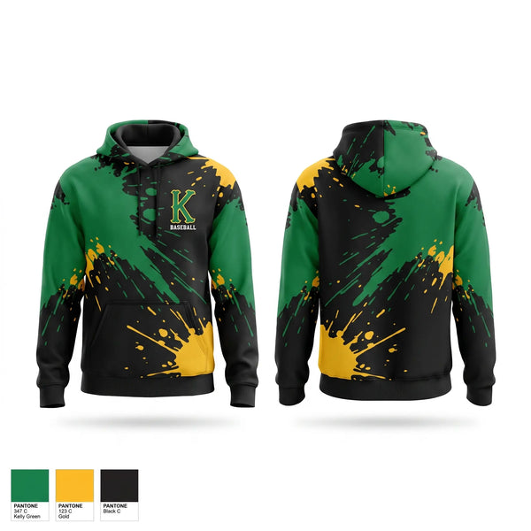 Hoodie, Kennedy High School, Baseball, Teamtime, Team time, sublimation, custom sports apparel, team uniforms, spirit wear, spiritwear, sports uniforms, custom shirts, team store, custom team store, fundraiser sports, apparel fundraiser