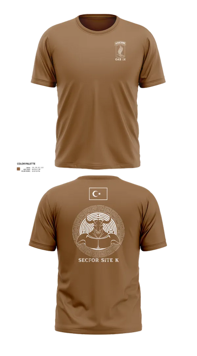 173RD ABN 21007449 Short Sleeve Performance Shirt - 21